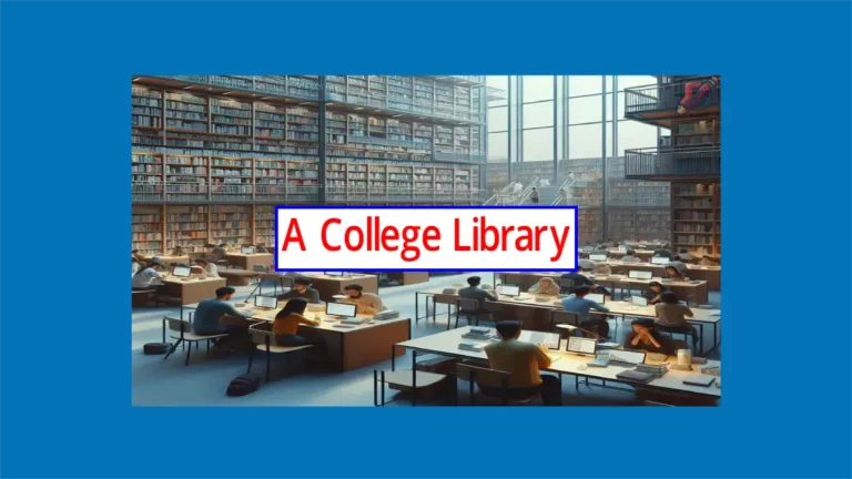 Feature Image A College Library Paragraph