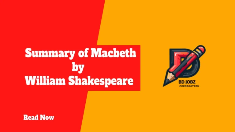 Feature Image Summary of Macbeth by william Shakespeare