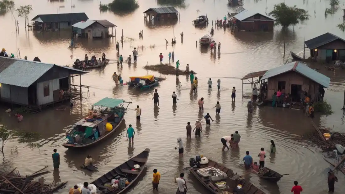 Floods in Bangladesh Composition