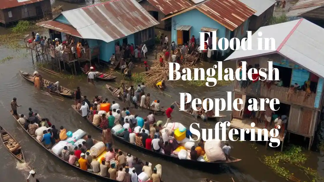 Sufferings of flood affected people